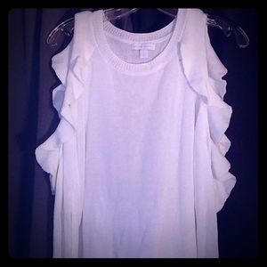 New York & Co Ruffled Sweater